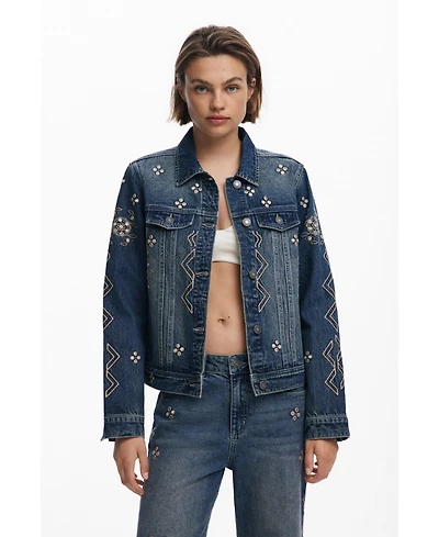 Desigual Women's Mirror denim jacket