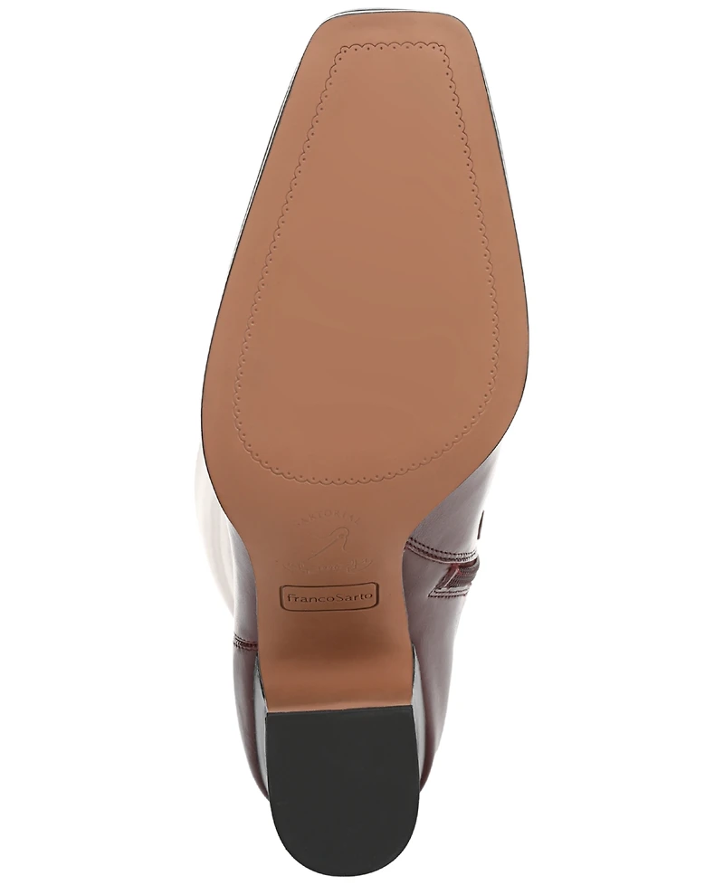 Franco Sarto Women's Jonie Square Toe Zip Tall Boots