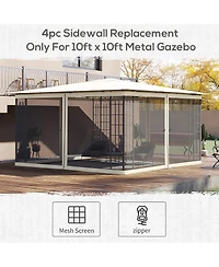 Outsunny 13' x 13' Replacement Netting for Patio Gazebo,