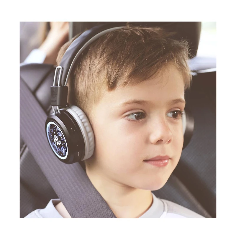 Mee audio KidJamz Share Wireless Headphones for Kids with Multipoint Connectivity and Led Lights (2 Pack)