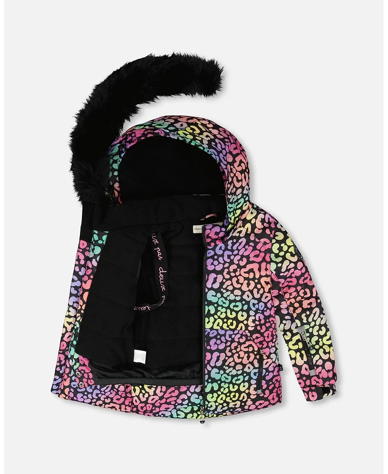 Deux par Girl Two-Piece Play Snowsuit Multicolor