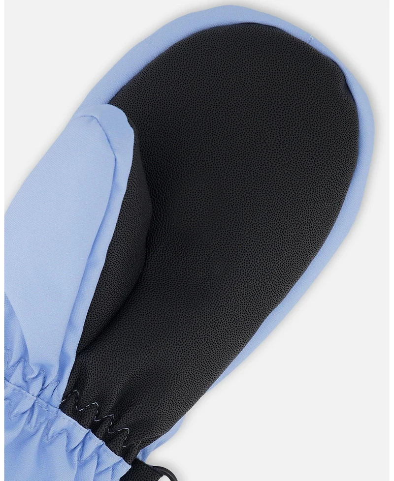 Deux par Deux Baby Girls Winter Mittens Play Light Blue