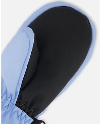 Deux par Deux Baby Girls Winter Mittens Play Light Blue