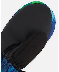 Deux par Boy Winter Mittens Teknik Aurora Borealis