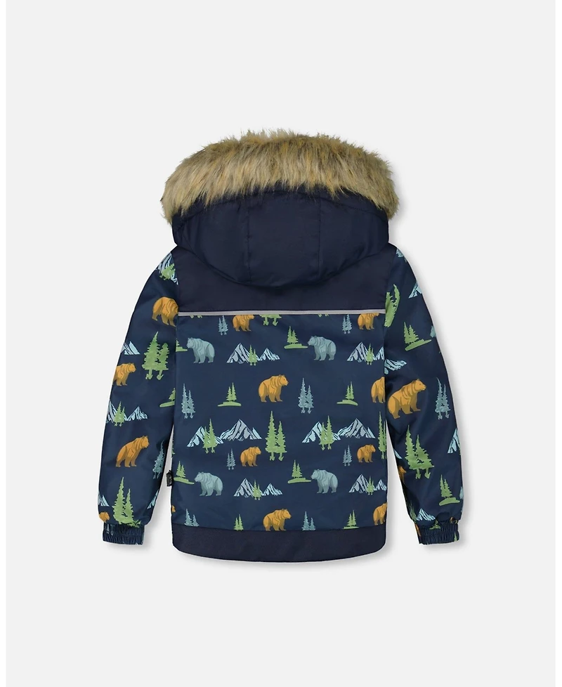 Deux par Boy Two-Piece Discover Snowsuit Brown Sugar - Toddler|Child