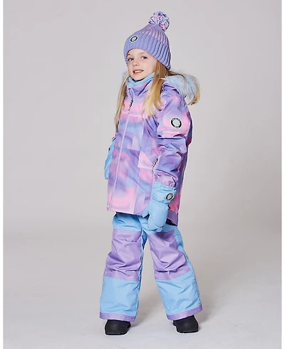 Deux par Girl Two-Piece Play Snowsuit Light Blue - Child