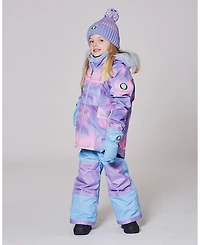 Deux par Girl Two-Piece Play Snowsuit Light Blue - Child