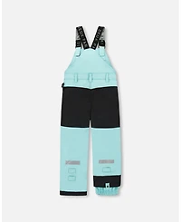 Deux par Toddler Girls Solid Play Overall Snow Bib Turquoise Blue - Toddler|Child
