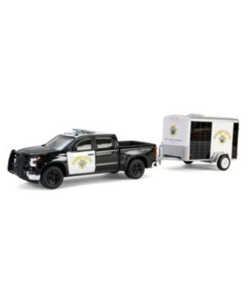 1/64 2023 Chevy Silverado Trailer California Highway Patrol Hot Pursuit 32315-c