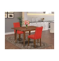 East West Furniture Dining Room Set Mahogany