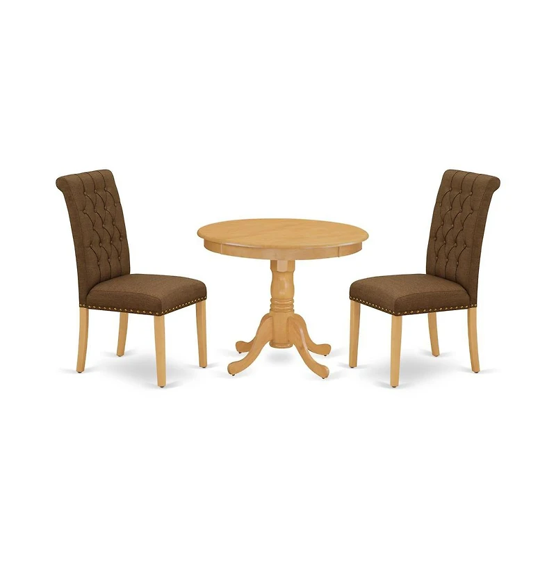 East West Furniture Dining Room Set Oak