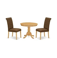 East West Furniture Dining Room Set Oak
