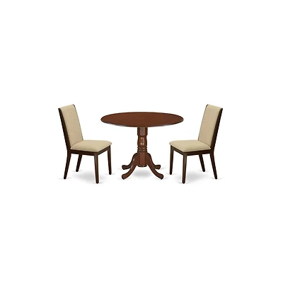 East West Furniture Dining Room Set Mahogany