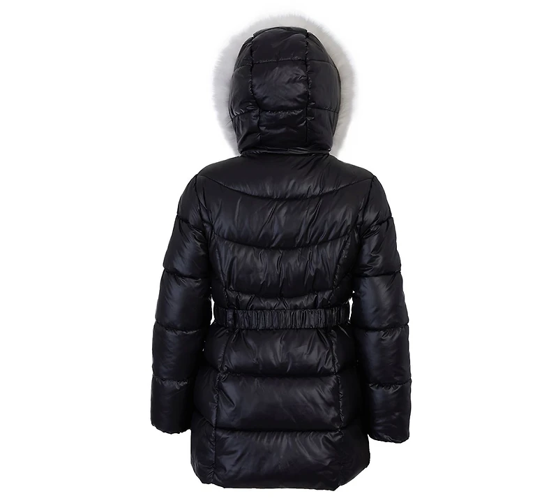 Michael Kors Toddler and Little Girls Belted Stadium Puffer Jacket