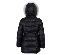 Michael Kors Toddler and Little Girls Belted Stadium Puffer Jacket