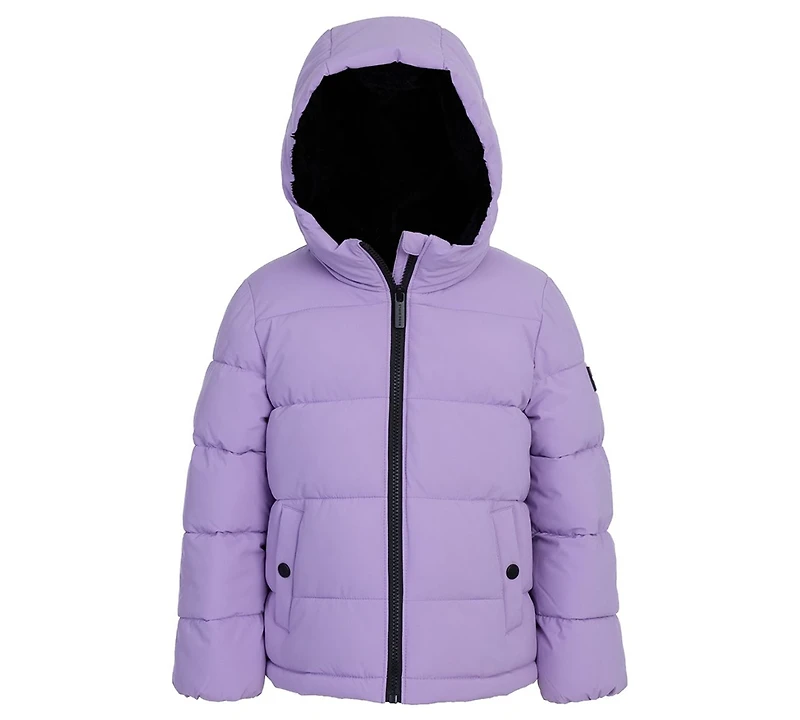 Bcbg Toddler and Little Girls Berber Lined Puffer Jacket