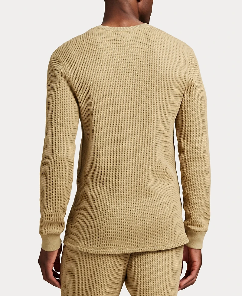 Polo Ralph Lauren Men's Crew Neck Ribbed Cuff Sleep Shirt