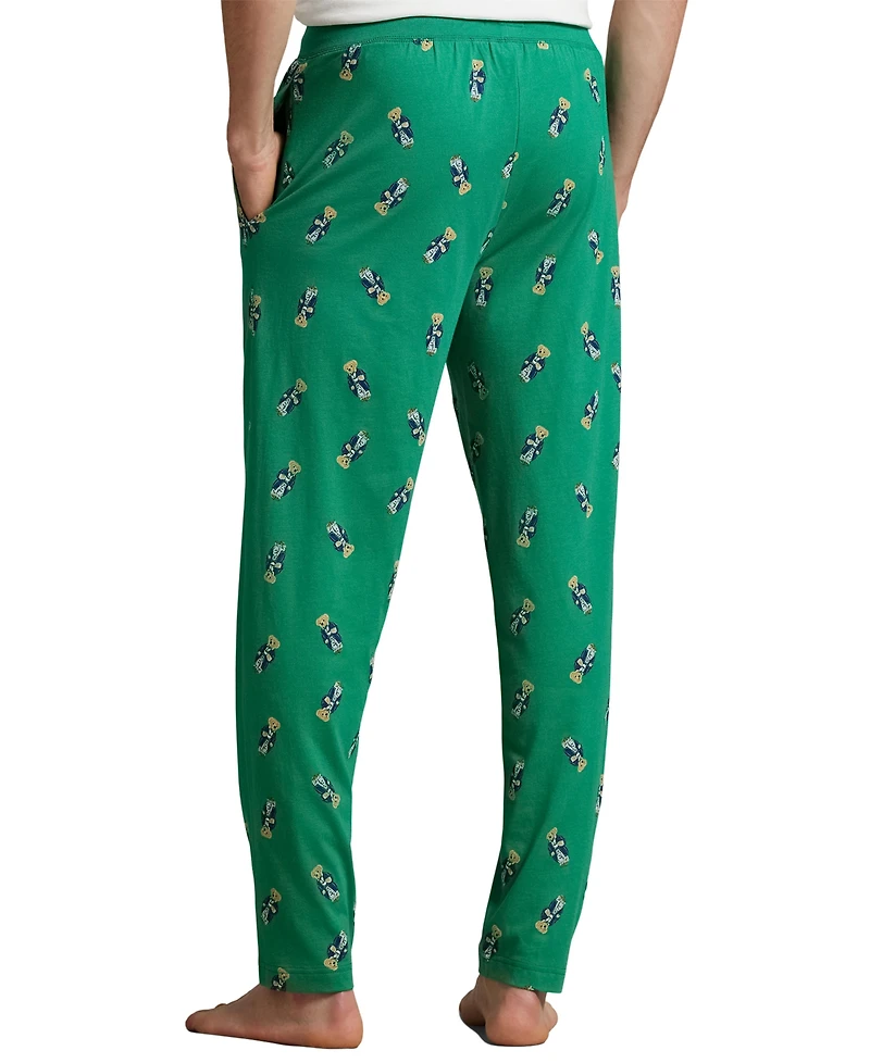 Polo Ralph Lauren Men's Rib Waistband Bear Knit Pajama Pants