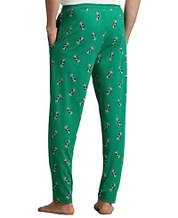 Polo Ralph Lauren Men's Rib Waistband Bear Knit Pajama Pants