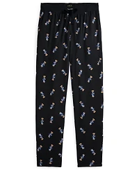 Polo Ralph Lauren Men's Rib Waistband Knit Bear Pajama Jogger Pants