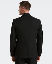 Perry Ellis Men's Dobby Louis Long Sleeve Slim Fit Suit Jacket