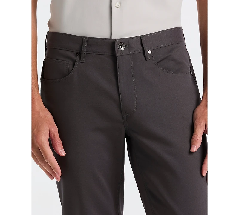 Perry Ellis Men's Double-Weave Slim-Fit 5-Pocket Pants