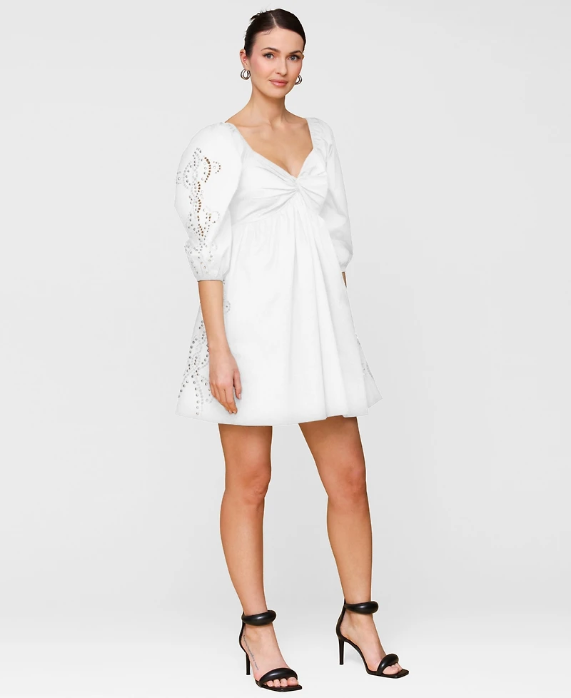 Avec Les Filles Women's Embellished A-Line Dress