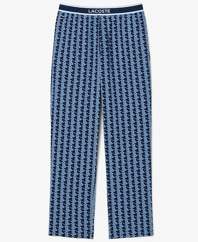 Lacoste Men's Monogram Print Pajama Pants