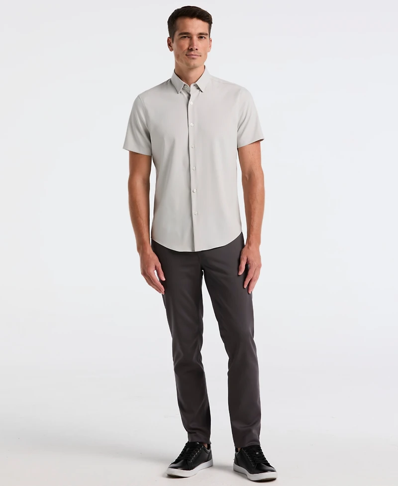 Perry Ellis Men's Double-Weave Slim-Fit 5-Pocket Pants