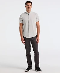 Perry Ellis Men's Double-Weave Slim-Fit 5-Pocket Pants