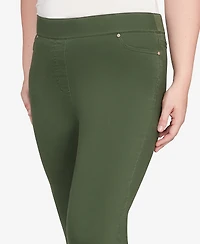 Alfred Dunner Petite Mount Laurel Allure Front Pocket Medium Length Pants