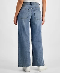 And Now This Petite Studded Wide-Leg Jeans, Macy's Exclusive