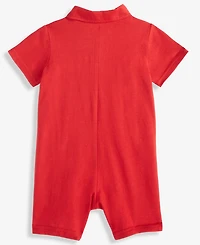 First Impressions Baby Boys Dog-Pocket Collared Sunsuit, Macy's Exclusive