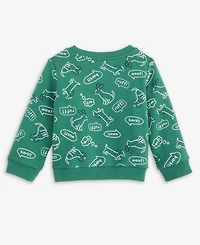 First Impressions Baby Boys Bark Dogs Printed Sweatshirt, Macy's Exclusive