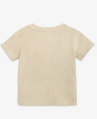 First Impressions Baby Boys Long-Sleeve Polar Bear Waffle Henley T-Shirt, Macy's Exclusive