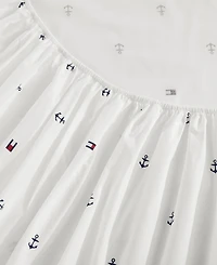 Tommy Hilfiger Printed 200-Thread Count Cotton Percale -Pc. Sheet Set