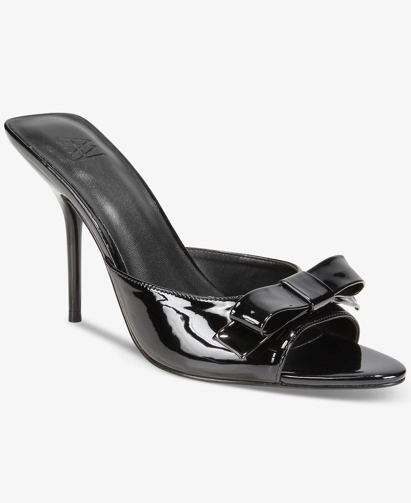 Aaj By Aminah Women's Giselle Bow Mule Dress Sandals