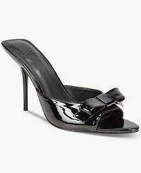 Aaj By Aminah Women's Giselle Bow Mule Dress Sandals