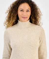 Style & Co Petite Mock Neck Sweater, Macy's Exclusive