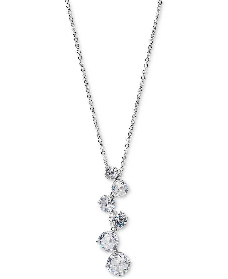 Eliot Danori Cubic Zirconia Pendant Necklace, 16" + 2" extender