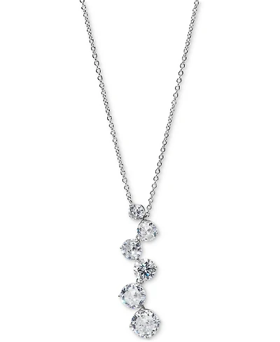 Eliot Danori Cubic Zirconia Pendant Necklace, 16" + 2" extender