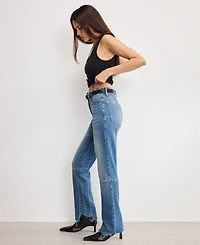 Good American Women's Icon Straight Jeans