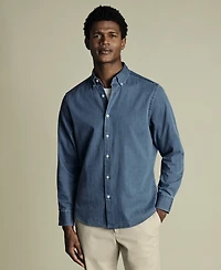 Charles Tyrwhitt Men's Denim Button-Down Shirt