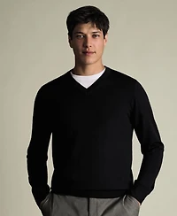 Charles Tyrwhitt Men's V-Neck Regular-Fit Sweater