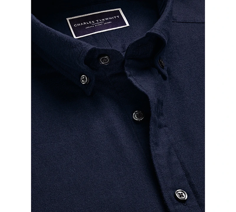 Charles Tyrwhitt Men's Slim Fit Long-Sleeve Shirt