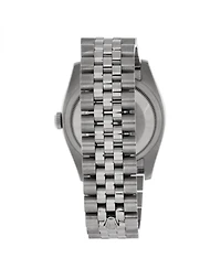 Pre-Owned Rolex Oyster Perpetual Datejust Automatic Watch in Stainless Steel and White Gold with Diamond Markers 36mm