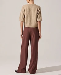 Astr the Label Women's Colette Crew Neck Sweater