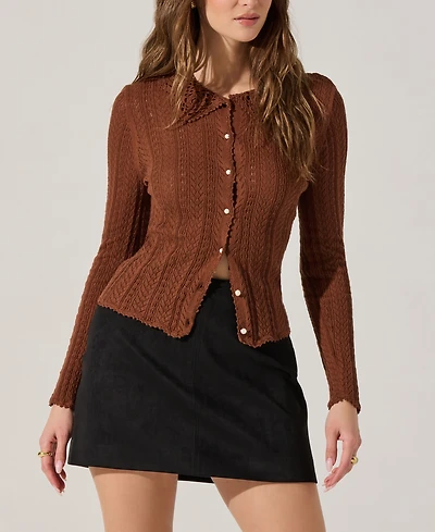 Astr the Label Women's Ottilie Long-Sleeve Cardigan