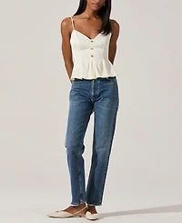 Astr the Label Women's Paislee Sleeveless Top