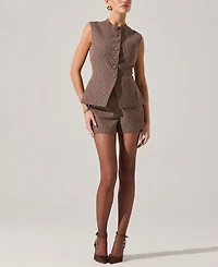 Astr the Label Women's Gisselle Crewneck Vest